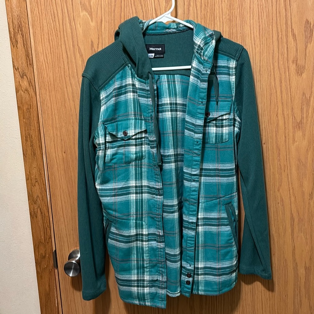 Marmot hooded flannel